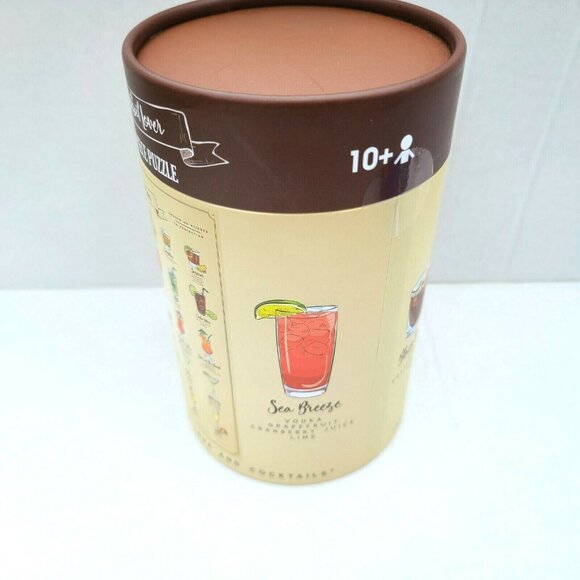 Cocktail Lover 500 Piece Puzzle 19.7”x13.8” + Poster  Age 10+ Family Fun NEW - Picture 2 of 3